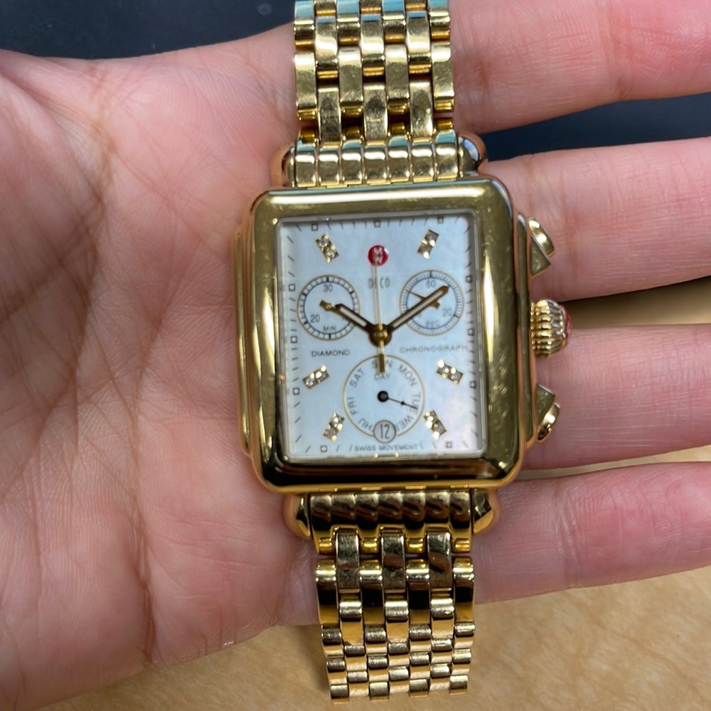 Michele Gold Watch